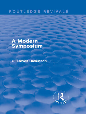 cover image of A Modern Symposium